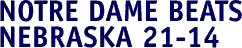 ND Beats Tennessee Rainbow Warriors
