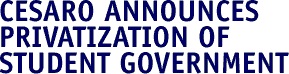 New Student Body President Announces Privatization of Student Government